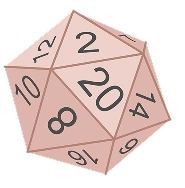 D20-as dobókocka